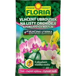 FLORIA VLHČENÝ UBROUSEK NA LISTY ORCHIDEJÍ A POKOJOVÝCH ROSTLIN