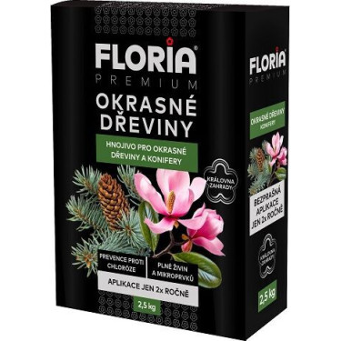 FLORIA Hnojivo pro okrasné dřeviny a konifery 2,5 kg
